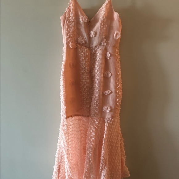 Boohoo Premium Texture Ruffle Wrap Maxi Dress - Picture 8 of 8